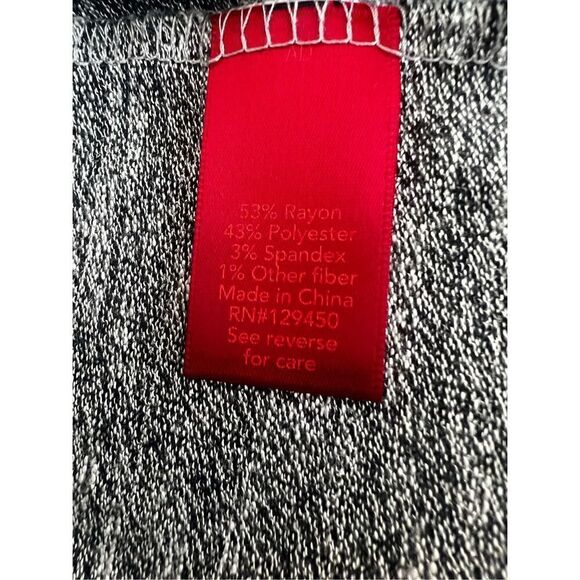 JENNIFER LOPEZ Shirt Womens Size Small Gray Rhinestone V-Neck size Small - Picture 9 of 9